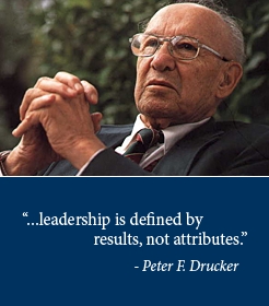 Leadership is defined by results, not attributes